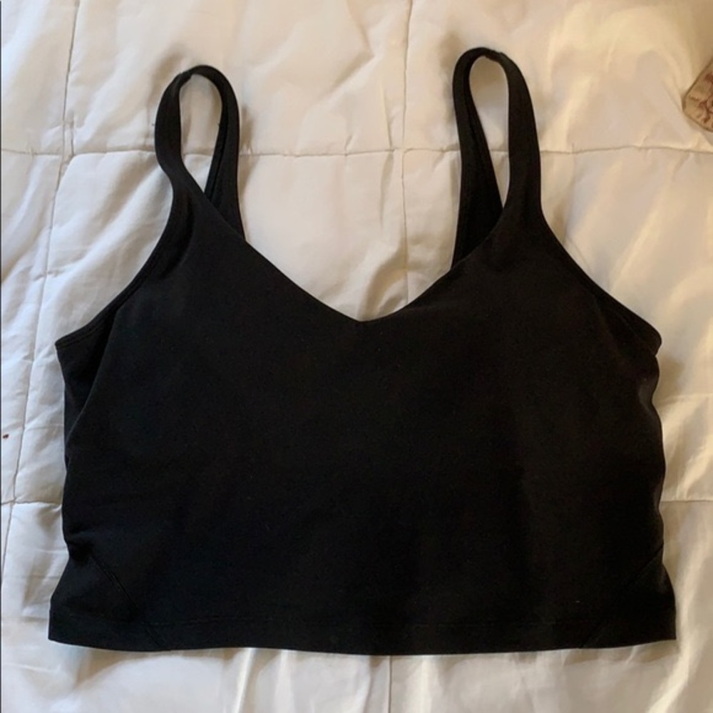 lululemon Black Align Tank Top Size 2
